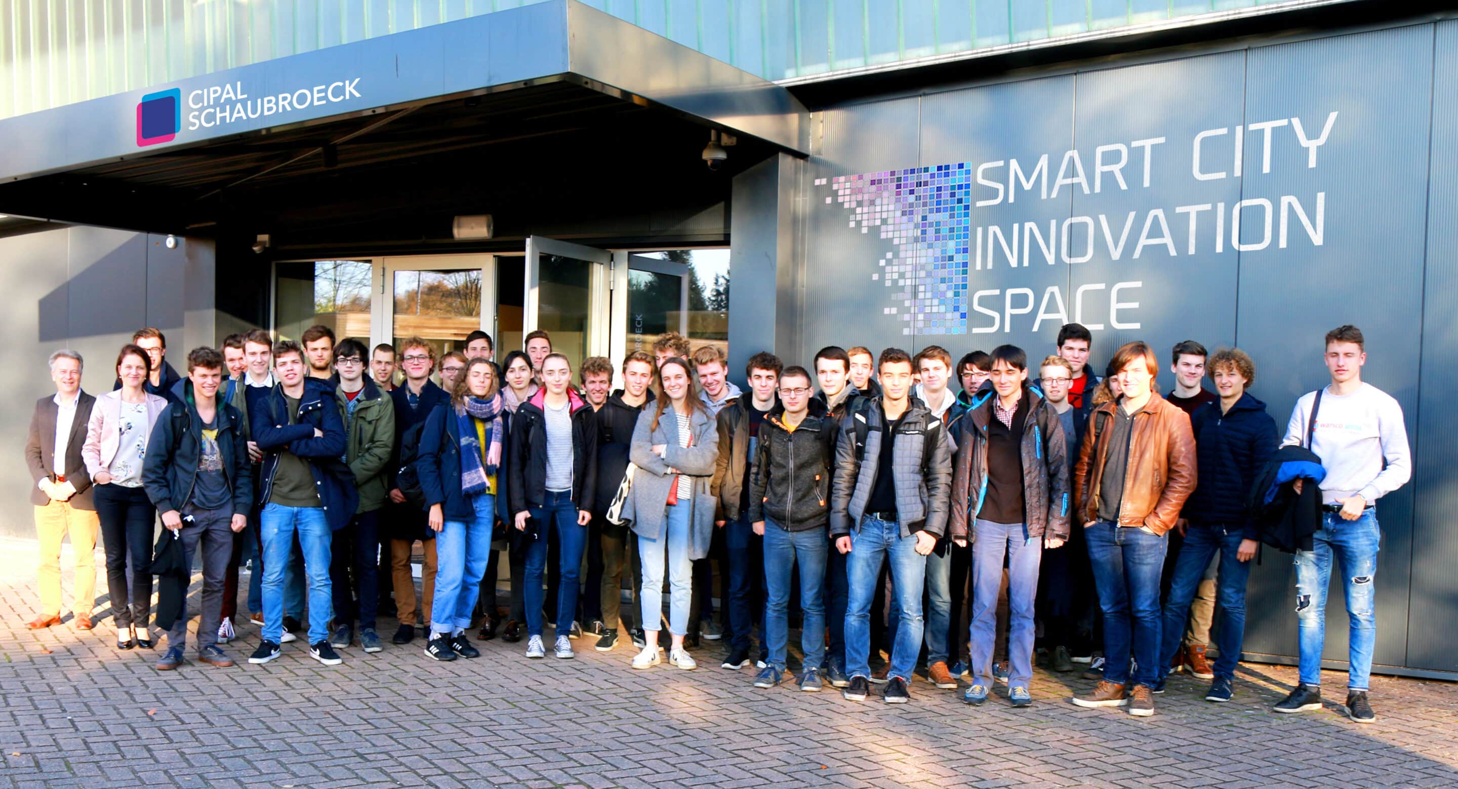 De Agoria Company Tour 2017 groep te gast bij Cipal Schaubroeck